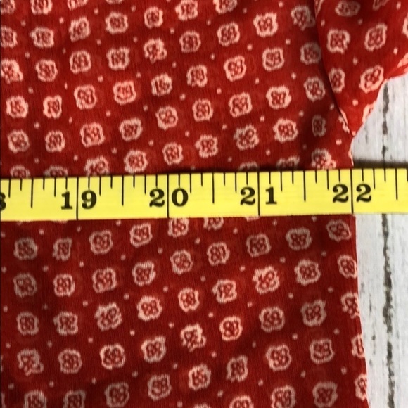 Patterson Kincaid Original Tangerine Blouse Sz S - Picture 10 of 14